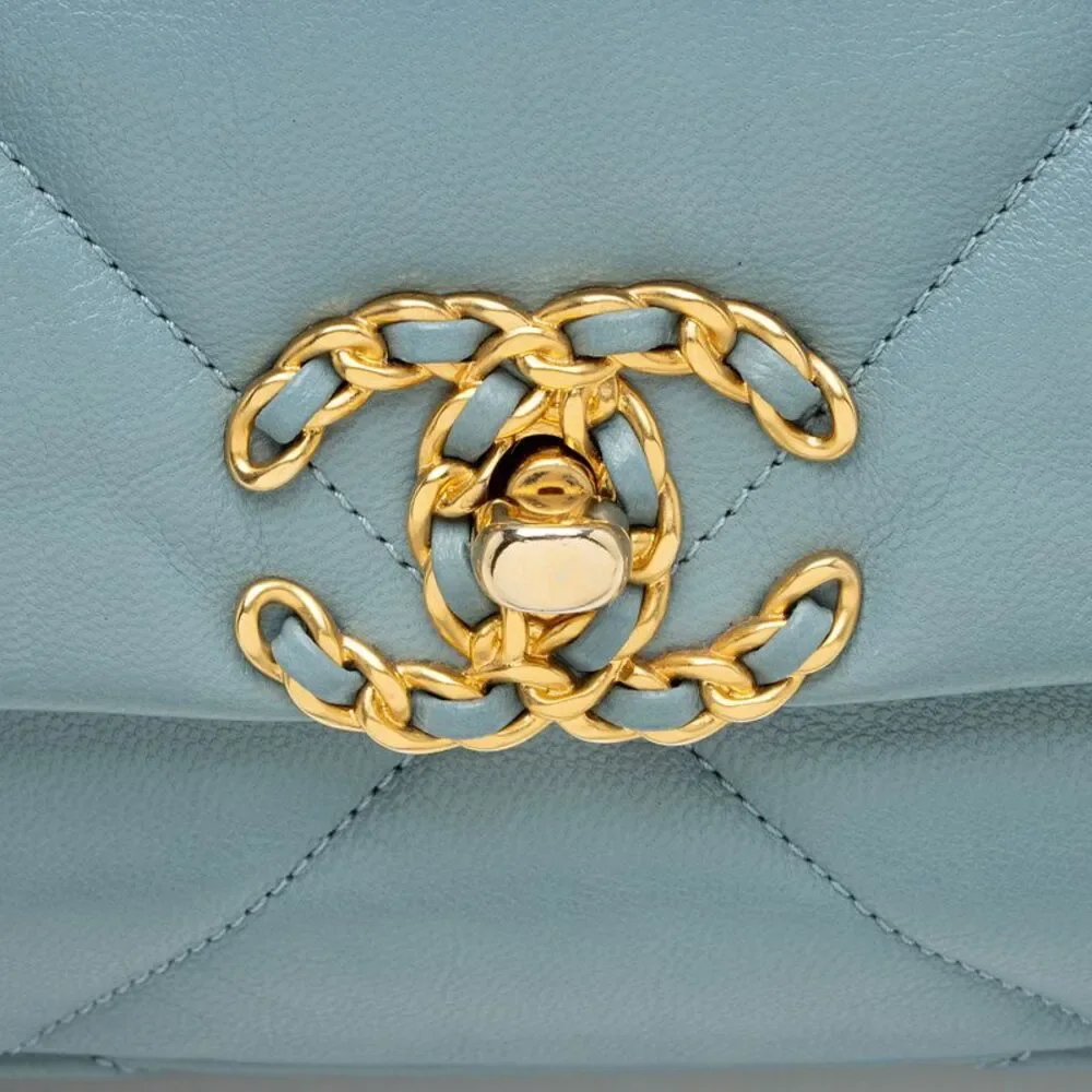Chanel Lambskin 19 Medium Flap Shoulder Bag